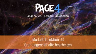 Inhalte bearbeiten mit page4 nhalte bearbeiten mit page4